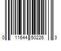 Barcode Image for UPC code 011644502263