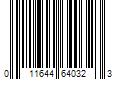 Barcode Image for UPC code 011644640323