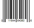 Barcode Image for UPC code 011644640606