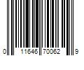 Barcode Image for UPC code 011646700629