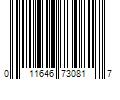 Barcode Image for UPC code 011646730817