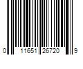 Barcode Image for UPC code 011651267209