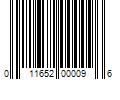 Barcode Image for UPC code 011652000096