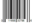 Barcode Image for UPC code 011655007566