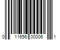 Barcode Image for UPC code 011656000061