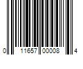 Barcode Image for UPC code 011657000084