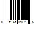 Barcode Image for UPC code 011661049925