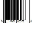 Barcode Image for UPC code 011661052628