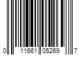 Barcode Image for UPC code 011661052697