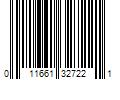 Barcode Image for UPC code 011661327221