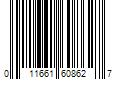 Barcode Image for UPC code 011661608627