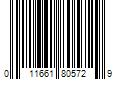 Barcode Image for UPC code 011661805729