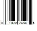 Barcode Image for UPC code 011670000085