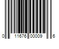 Barcode Image for UPC code 011676000096