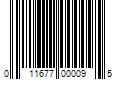 Barcode Image for UPC code 011677000095