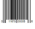 Barcode Image for UPC code 011678000056