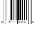 Barcode Image for UPC code 011678000063