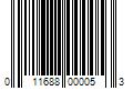 Barcode Image for UPC code 011688000053