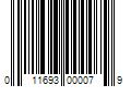 Barcode Image for UPC code 011693000079