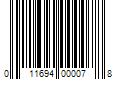 Barcode Image for UPC code 011694000078