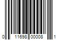 Barcode Image for UPC code 011698000081