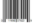 Barcode Image for UPC code 011698079209