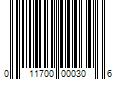 Barcode Image for UPC code 011700000306