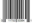 Barcode Image for UPC code 011700000641