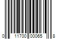 Barcode Image for UPC code 011700000658