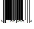 Barcode Image for UPC code 011700000726