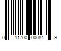 Barcode Image for UPC code 011700000849