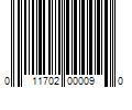 Barcode Image for UPC code 011702000090