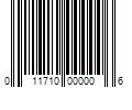 Barcode Image for UPC code 011710000006