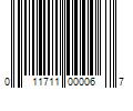 Barcode Image for UPC code 011711000067