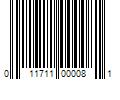 Barcode Image for UPC code 011711000081