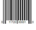 Barcode Image for UPC code 011720000010