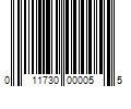 Barcode Image for UPC code 011730000055