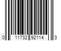 Barcode Image for UPC code 011732921143