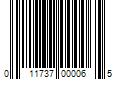 Barcode Image for UPC code 011737000065