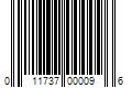 Barcode Image for UPC code 011737000096