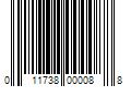 Barcode Image for UPC code 011738000088