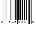 Barcode Image for UPC code 011741000068