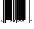 Barcode Image for UPC code 011742000067