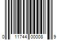 Barcode Image for UPC code 011744000089