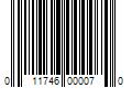 Barcode Image for UPC code 011746000070