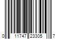 Barcode Image for UPC code 011747233057