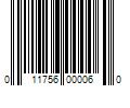 Barcode Image for UPC code 011756000060