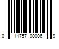 Barcode Image for UPC code 011757000069