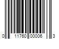 Barcode Image for UPC code 011760000063