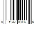 Barcode Image for UPC code 011765000068